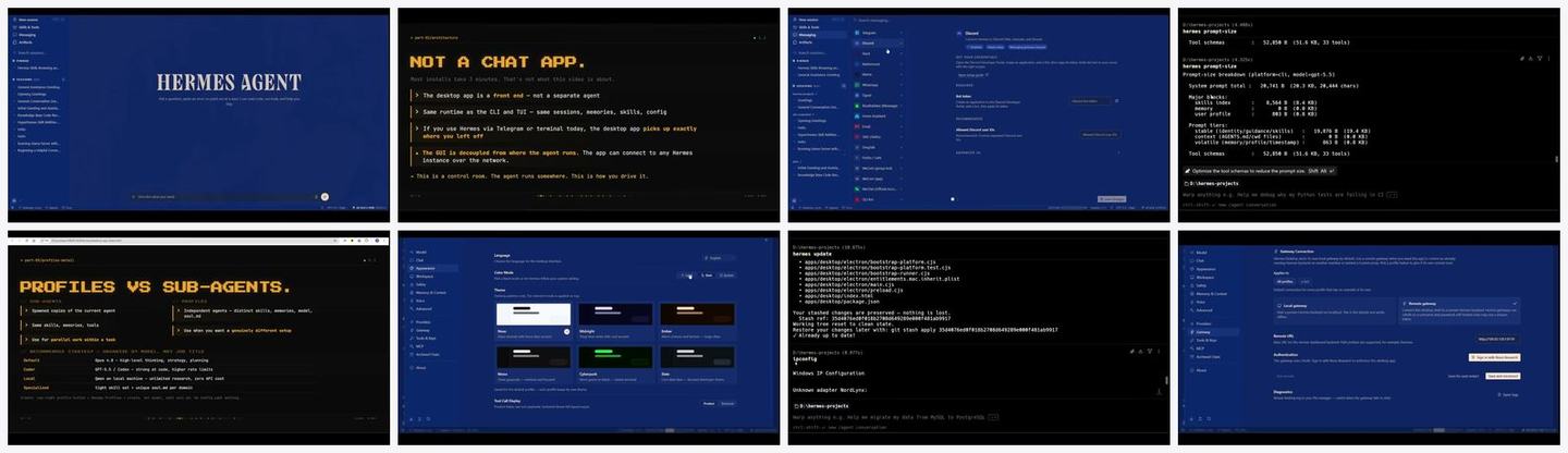 Four terminal screenshots kept by the vision filter, each with a caption and a timestamp link back to the video